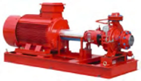 End-suction fire pump