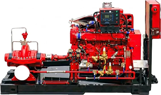 Split-case fire pump