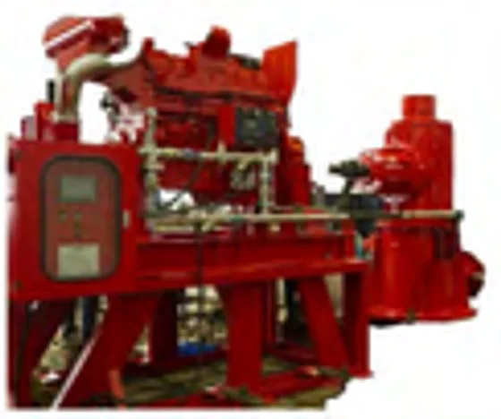 Vertical-turbine fire pump
